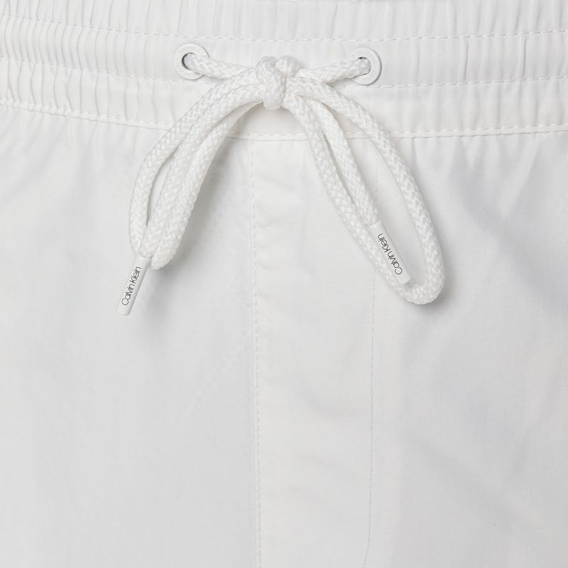 Men's Calvin Klein Medium Drawstring swim shorts white 7