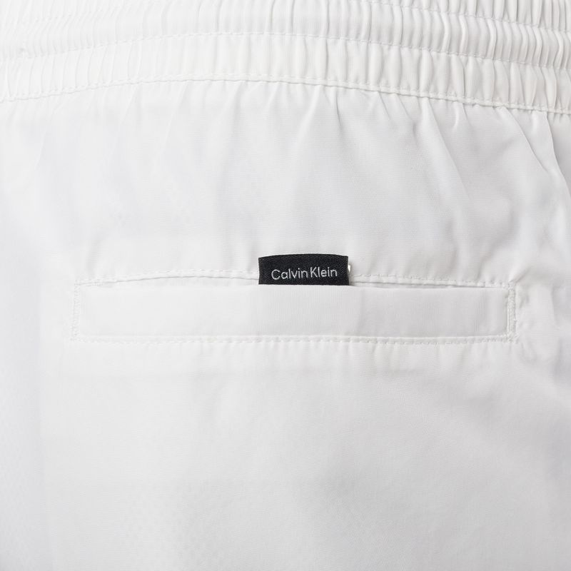 Men's Calvin Klein Medium Drawstring swim shorts white 9