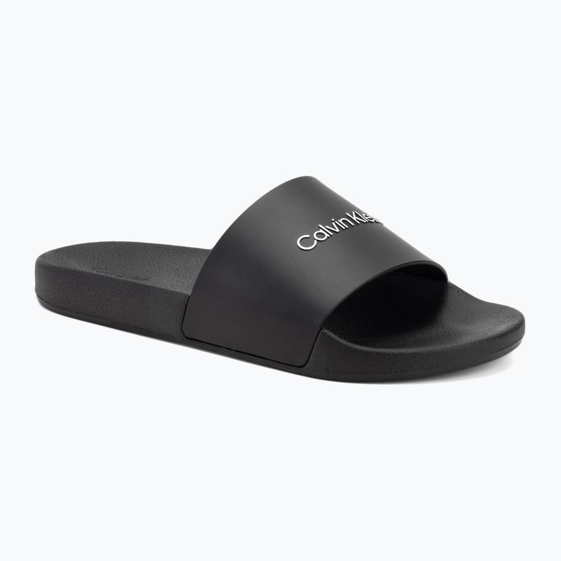 Calvin Klein men's flip-flops HM0HM00455 Pool Slide Rubber black