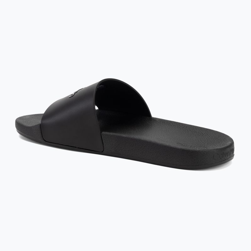 Calvin Klein men's flip-flops HM0HM00455 Pool Slide Rubber black 3