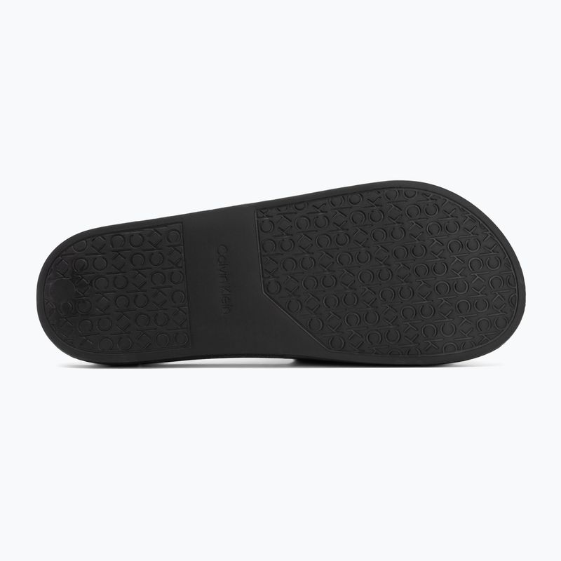 Calvin Klein men's flip-flops HM0HM00455 Pool Slide Rubber black 4