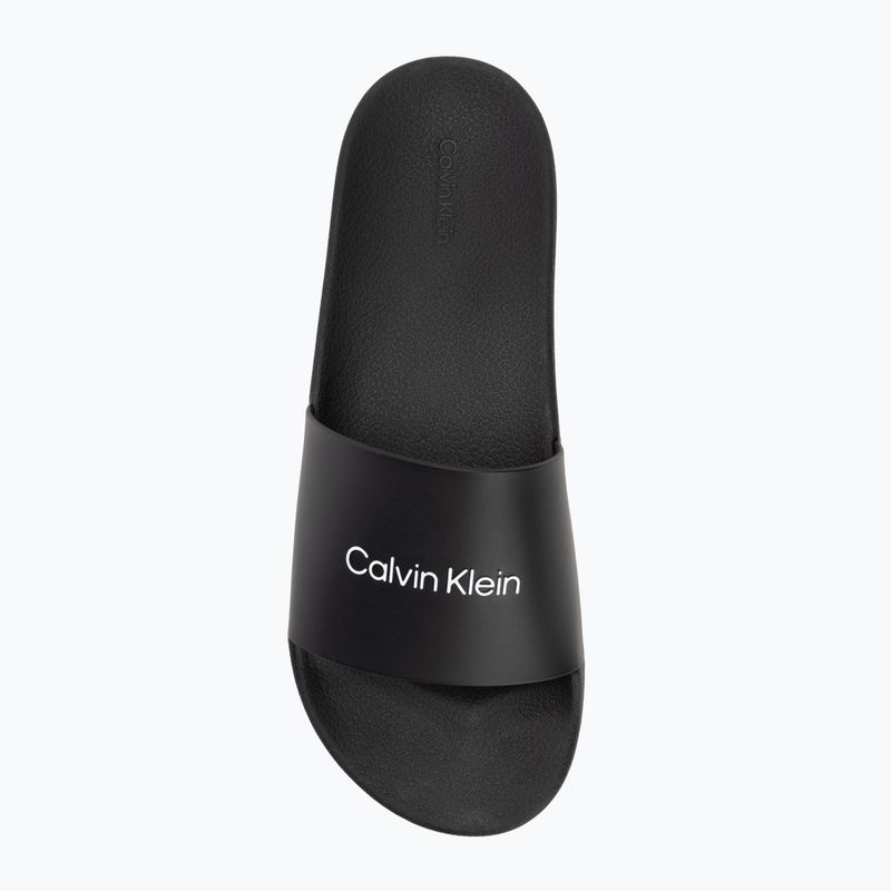 Calvin Klein men's flip-flops HM0HM00455 Pool Slide Rubber black 5
