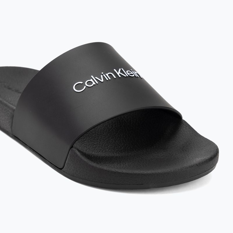 Calvin Klein men's flip-flops HM0HM00455 Pool Slide Rubber black 7