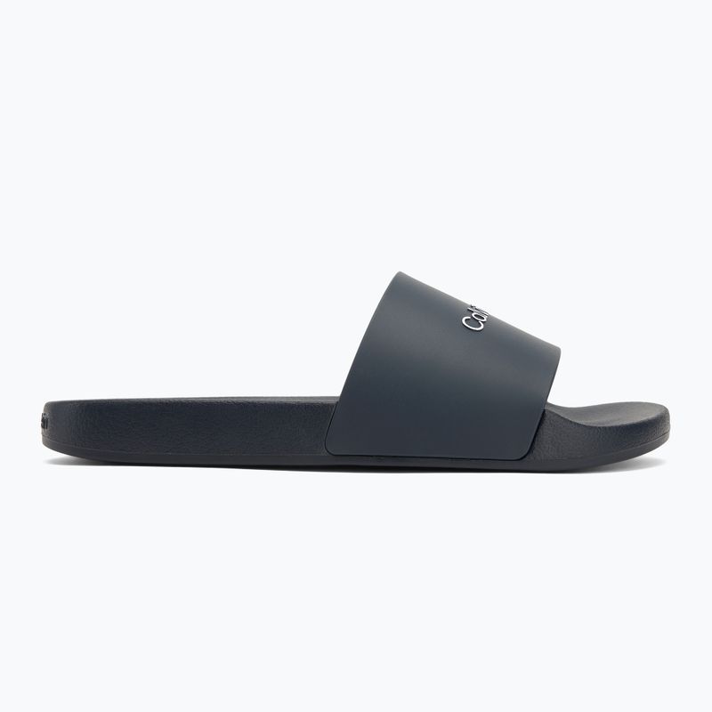 Calvin Klein men's flip-flops HM0HM00455 Pool Slide Rubber navy 2