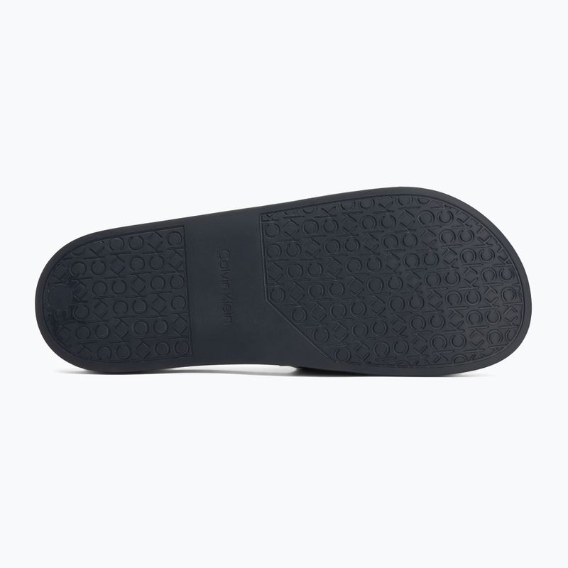 Calvin Klein men's flip-flops HM0HM00455 Pool Slide Rubber navy 4