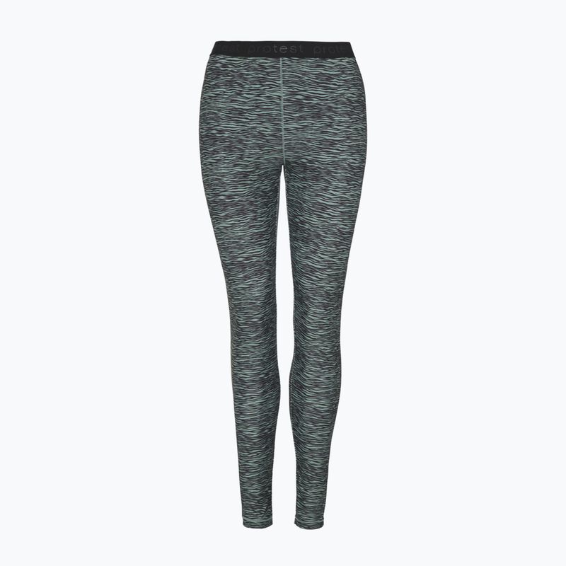 Women's Protest Prtbelmopan green/black surf leggings P4610721 5
