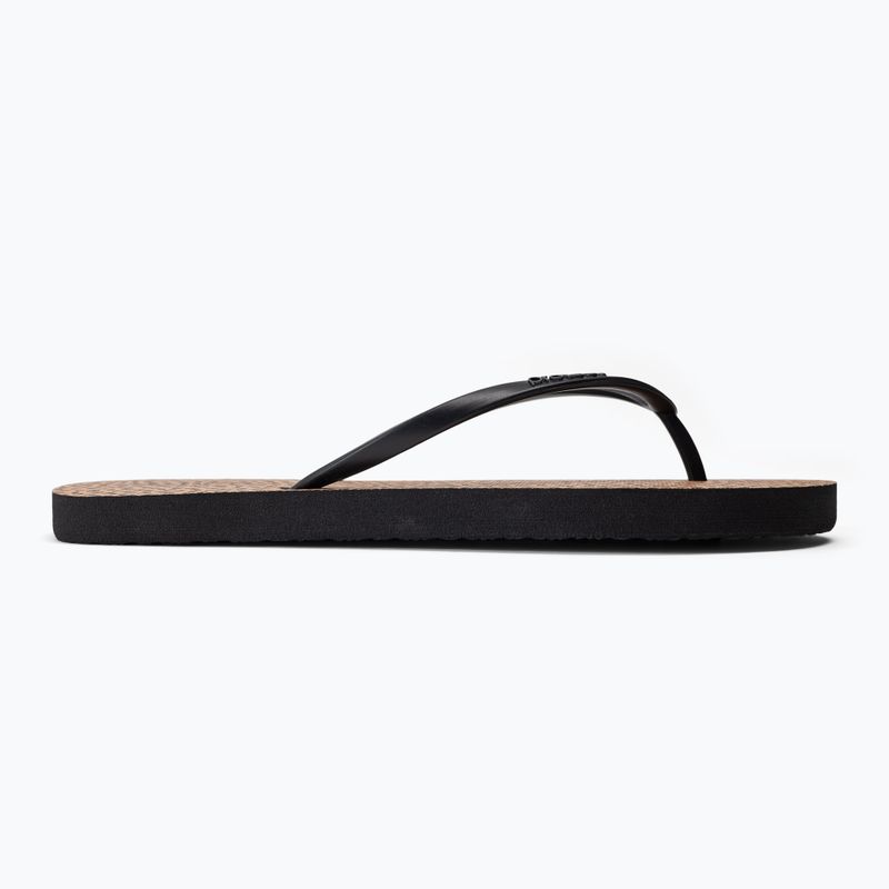 Women's Protest Prtdonni brown and black flip flops P5610421 2