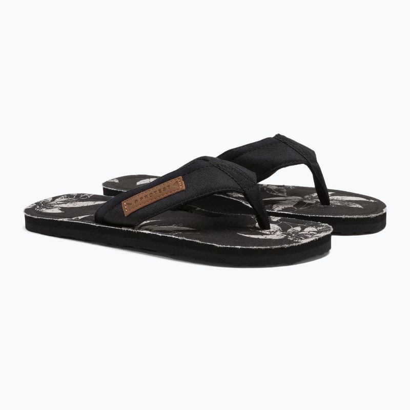 Men's Protest Prtelvis flip flops black P5710021 5