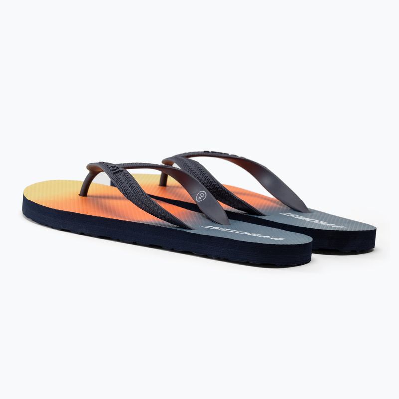 Men's Protest Prtcarey orange flip flops P5710121 3