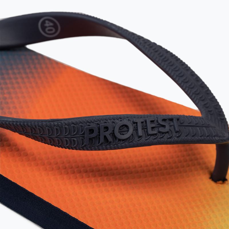 Men's Protest Prtcarey orange flip flops P5710121 7