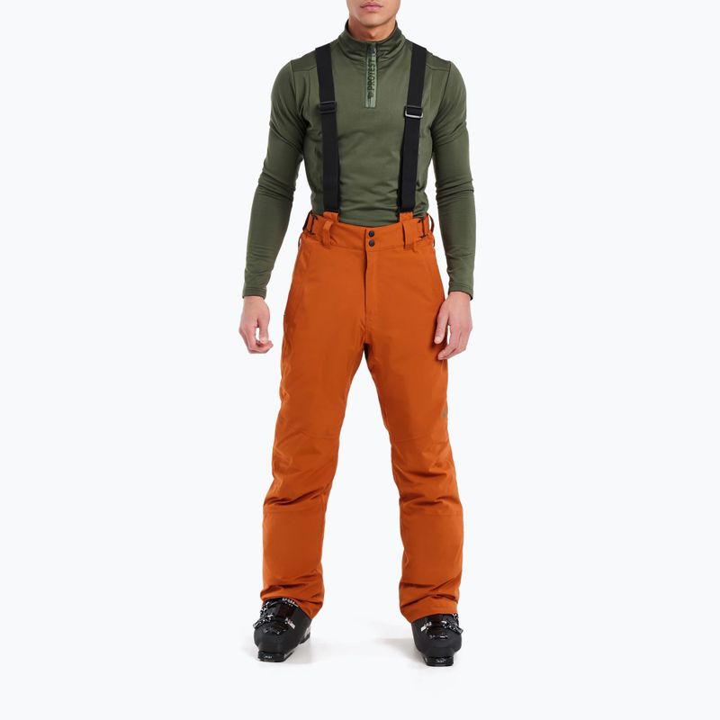 Men's Protest Miikka umberorange ski trousers