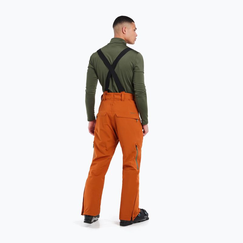 Men's Protest Miikka umberorange ski trousers 3