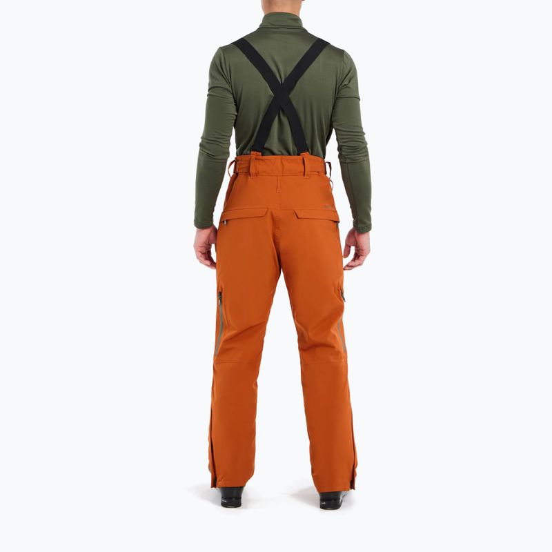 Men's Protest Miikka umberorange ski trousers 4