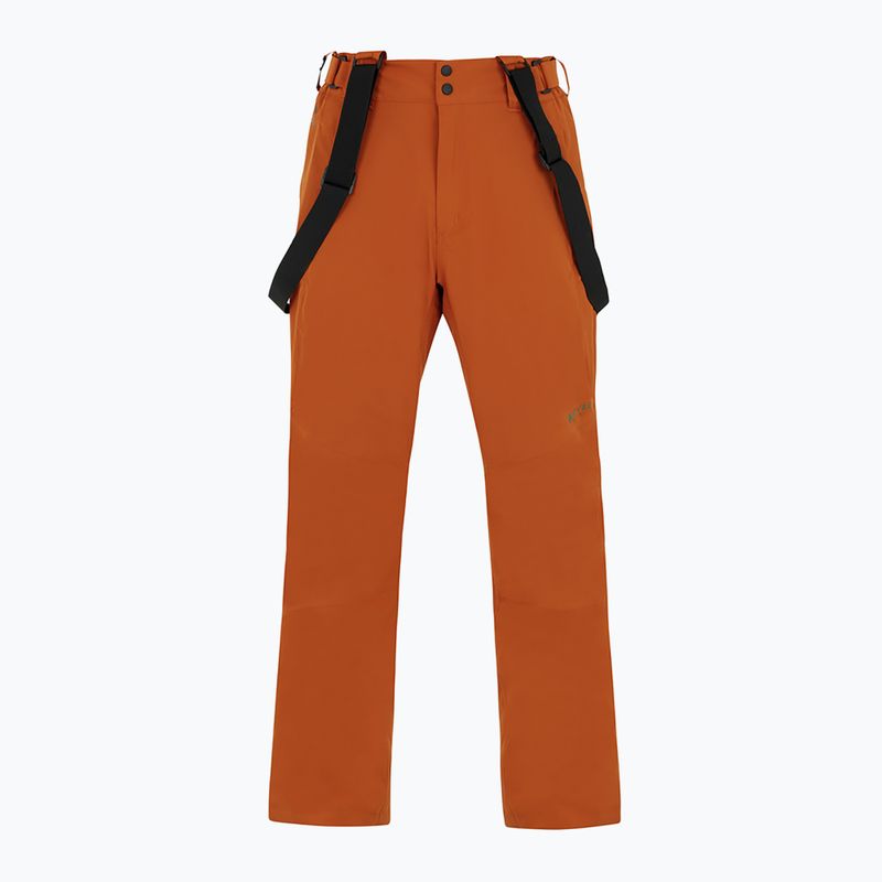 Men's Protest Miikka umberorange ski trousers 6