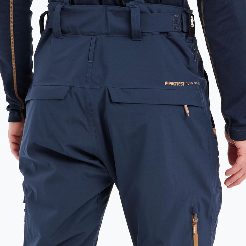 Men's Protest Miikka blue nights ski trousers 5