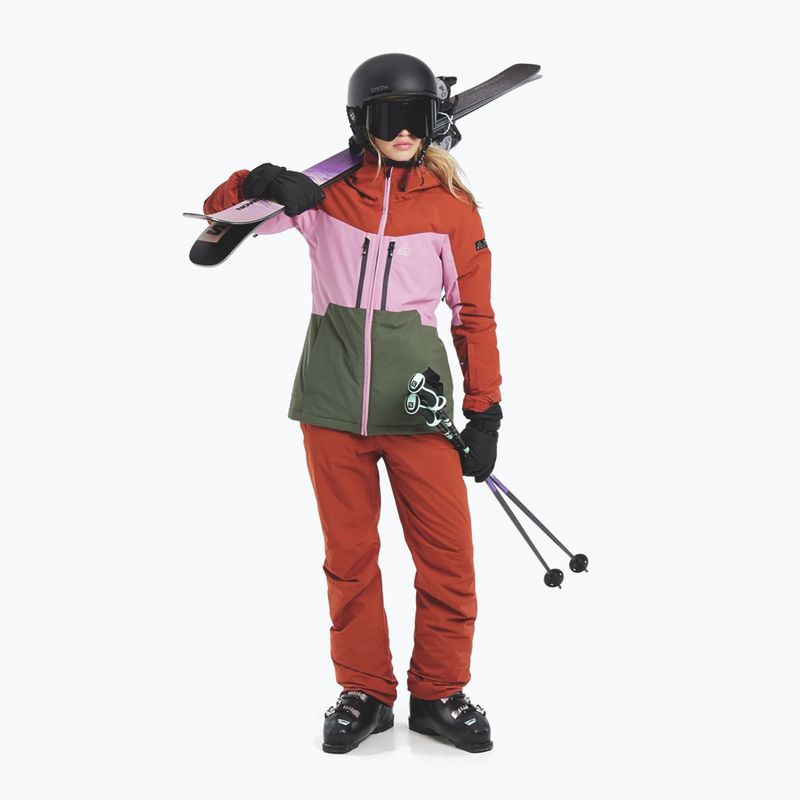 Women's Protest Prtmugo uluru rust ski jacket 2