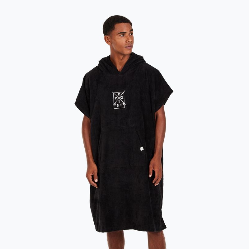 Protest men's poncho Prtpurdey true black 3