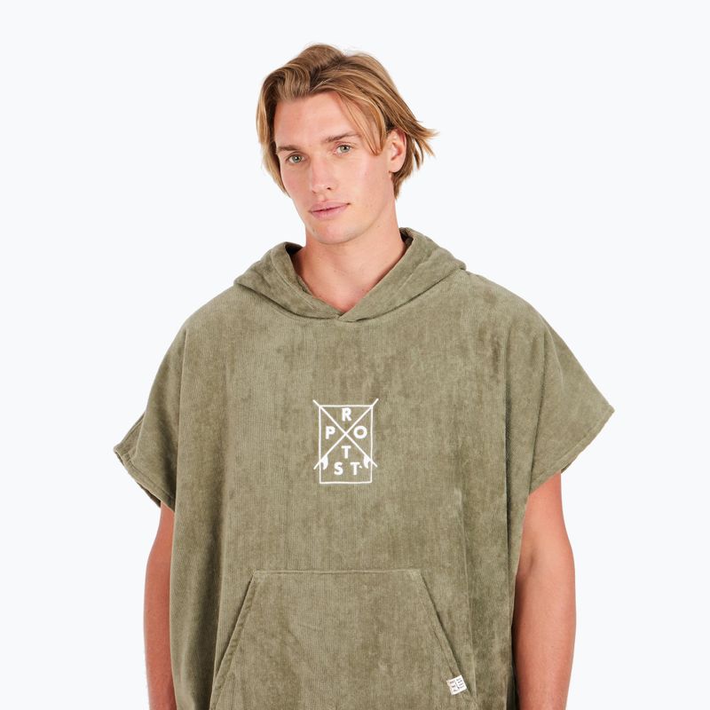 Protest men's poncho Prtpurdey artichoke green 5