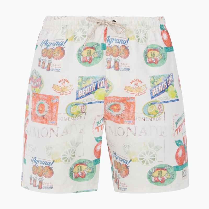 Men's Protest Prtguno kitoffwhite swim shorts