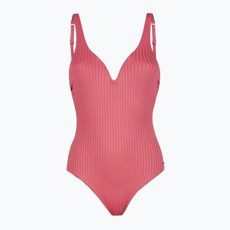 Women's one-piece swimsuit Protest Prtbowli smooth pink
