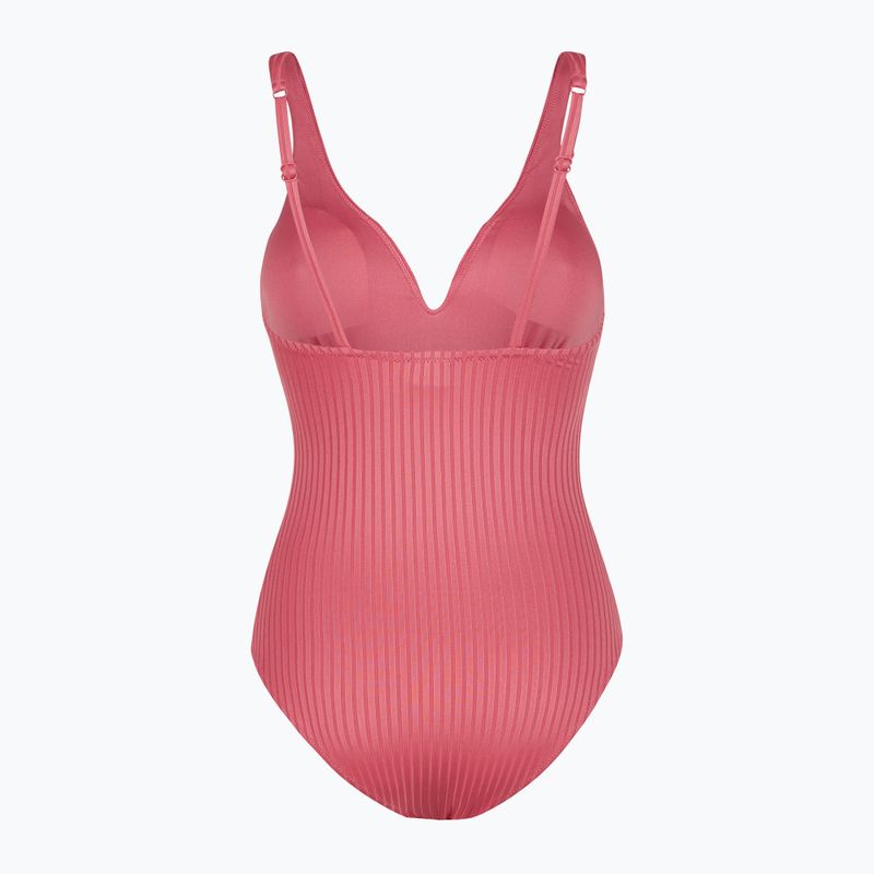 Women's one-piece swimsuit Protest Prtbowli smooth pink 2