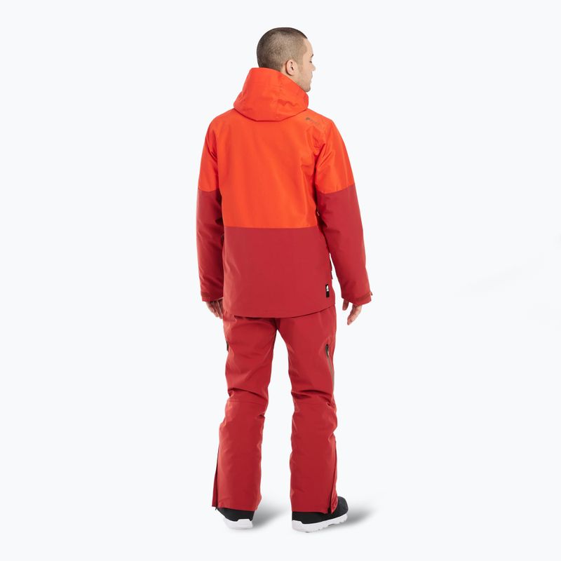 Men's Protest Prtbakie burnt orange snowboard jacket 3