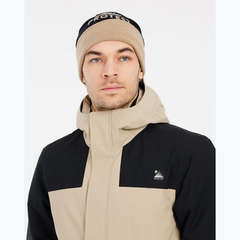 Men's Protest Prtchoose bamboobeige snowboard jacket 5