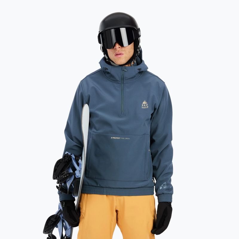 Men's Protest Prtgalaxy yale blue snowboard jacket