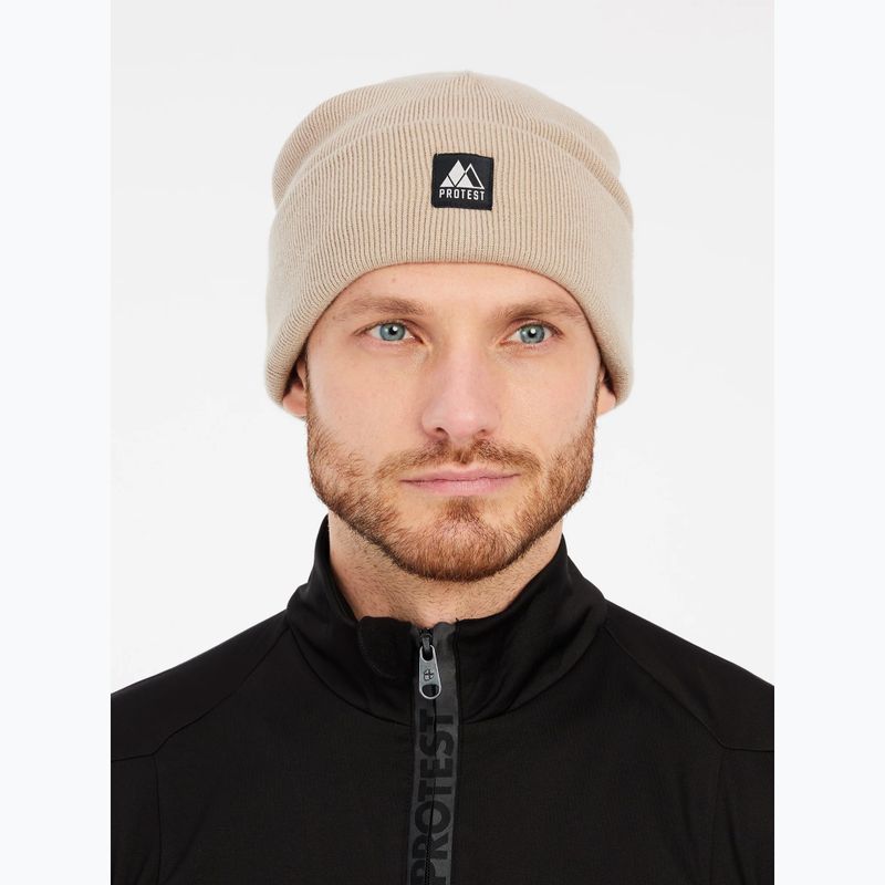 Men's winter cap Protest Prtburham24 bomboobeige 4