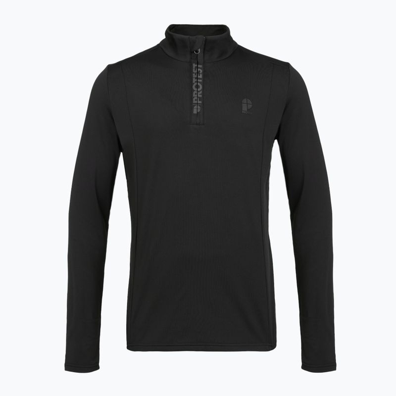Men's sweatshirt Protest Rewill 1/4 Zip Active true black