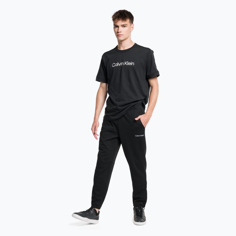 Men's training trousers Calvin Klein Knit BAE black beauty 2