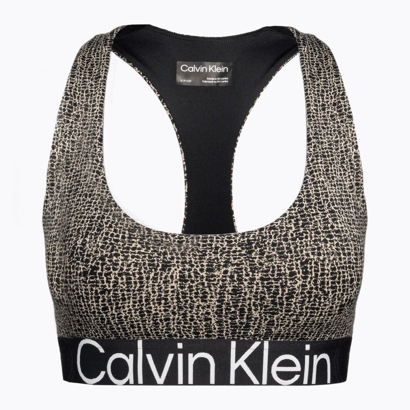 Calvin Klein Medium Support 8VR shocking print fitness bra 5