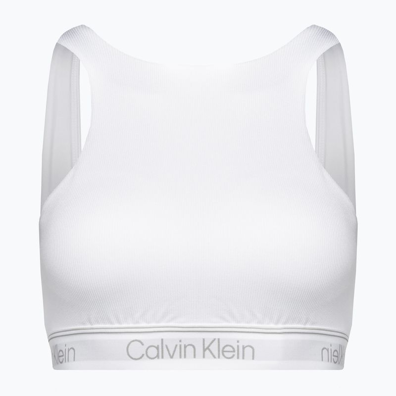 Calvin Klein Medium Support YAF bright white fitness bra 5