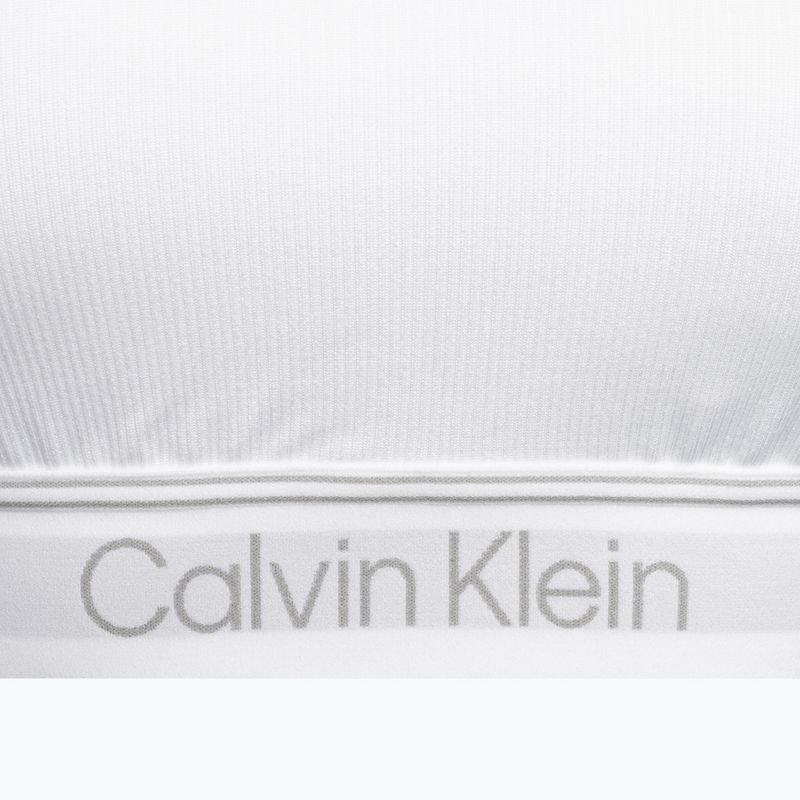 Calvin Klein Medium Support YAF bright white fitness bra 7
