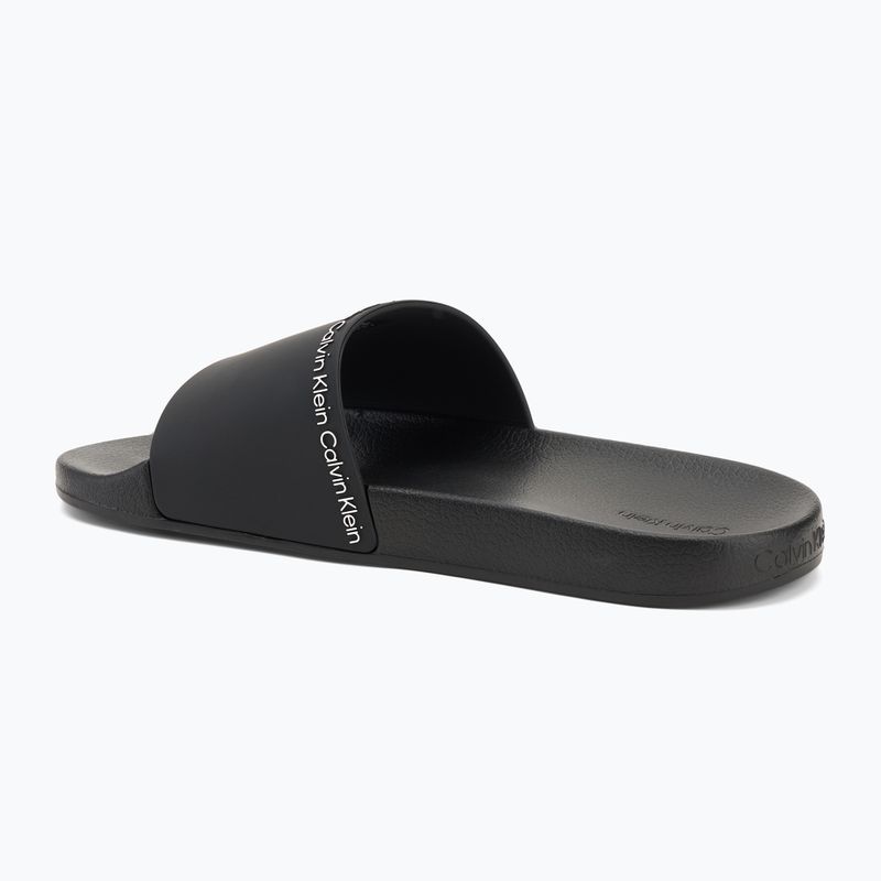 Calvin Klein men's flip-flops HM0HM00981 Pool Slide Rubber black 3