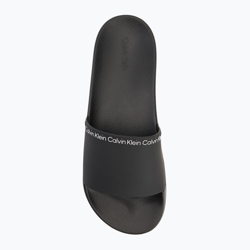 Calvin Klein men's flip-flops HM0HM00981 Pool Slide Rubber black 5