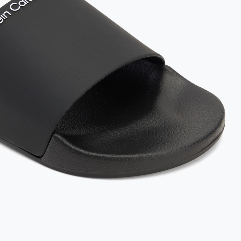 Calvin Klein men's flip-flops HM0HM00981 Pool Slide Rubber black 7