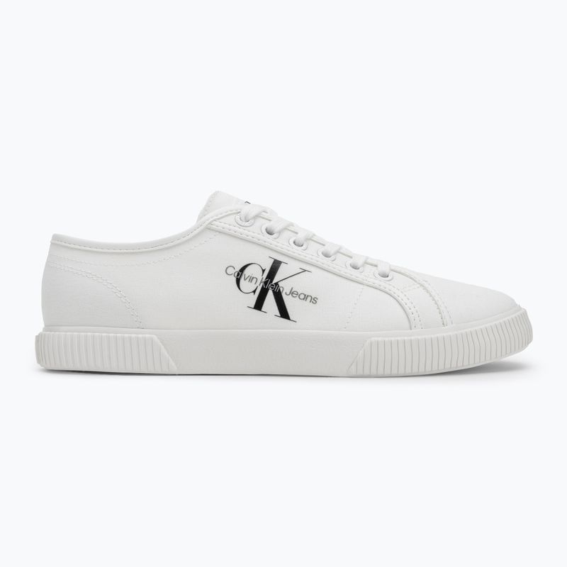 Calvin Klein women's trainers YW0YW00482 Ess Vulc Mono white 2