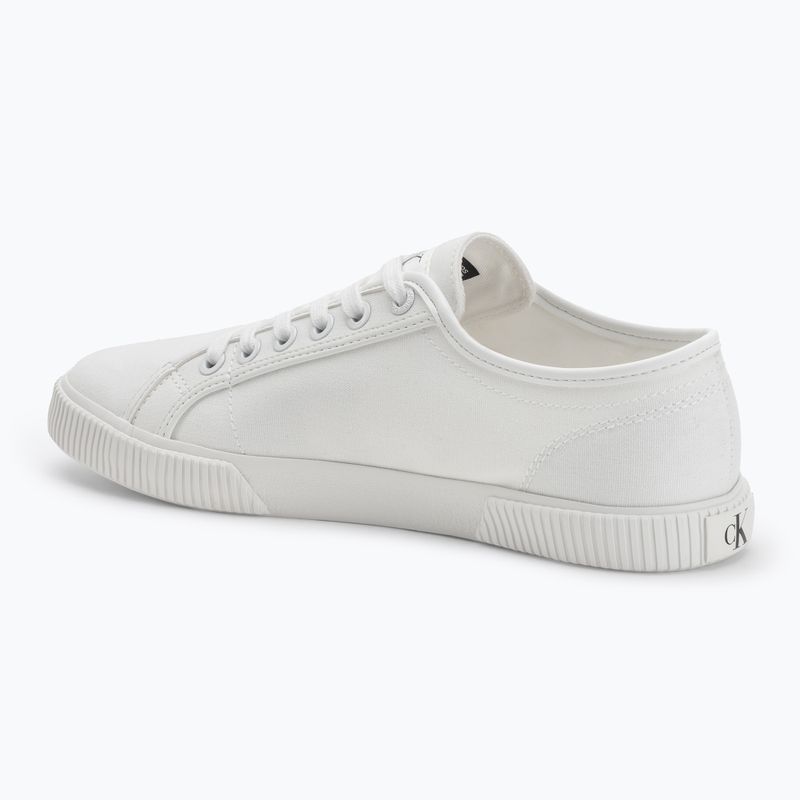 Calvin Klein women's trainers YW0YW00482 Ess Vulc Mono white 3