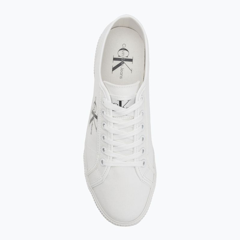 Calvin Klein women's trainers YW0YW00482 Ess Vulc Mono white 5