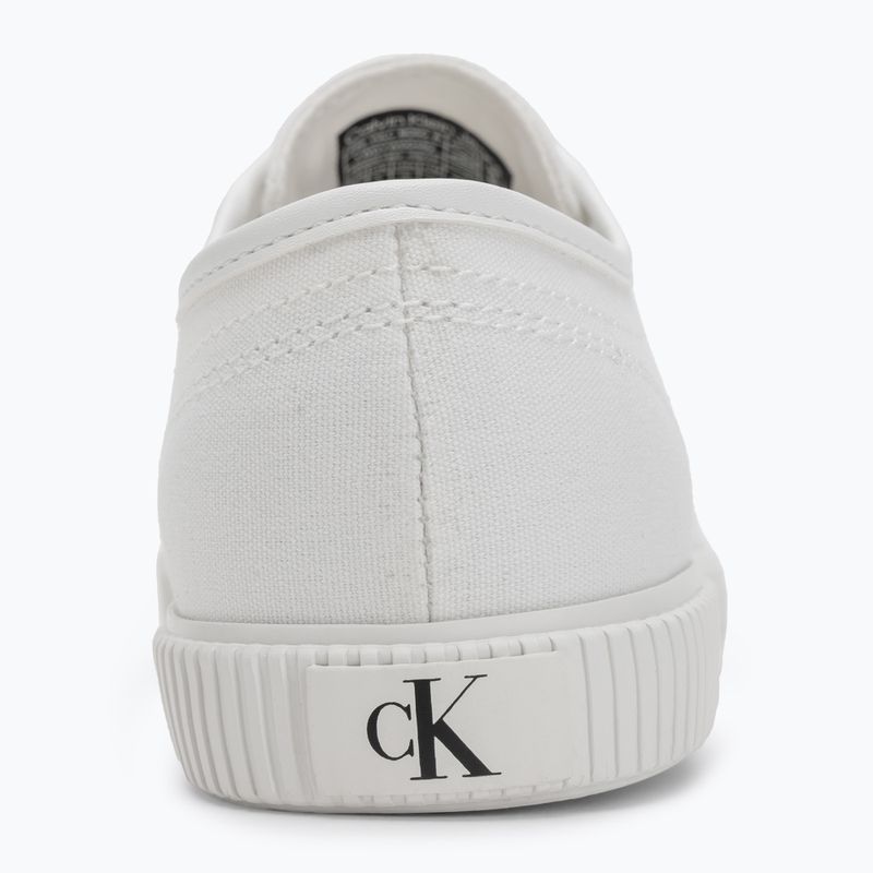 Calvin Klein women's trainers YW0YW00482 Ess Vulc Mono white 6