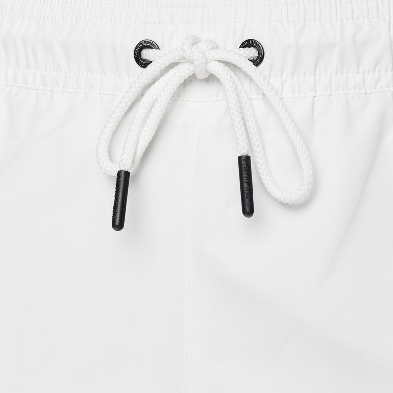Men's Calvin Klein Medium Drawstring swim shorts white 3
