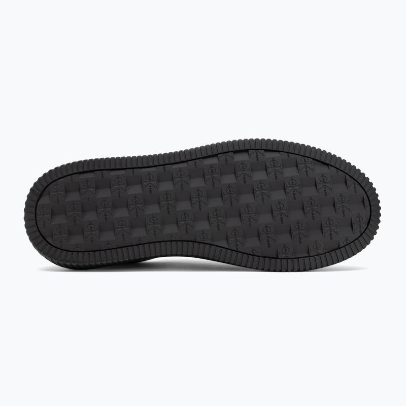 Calvin Klein men's shoes YM0YM00681 Chunky Cupsole Monologo Lth triple black 4