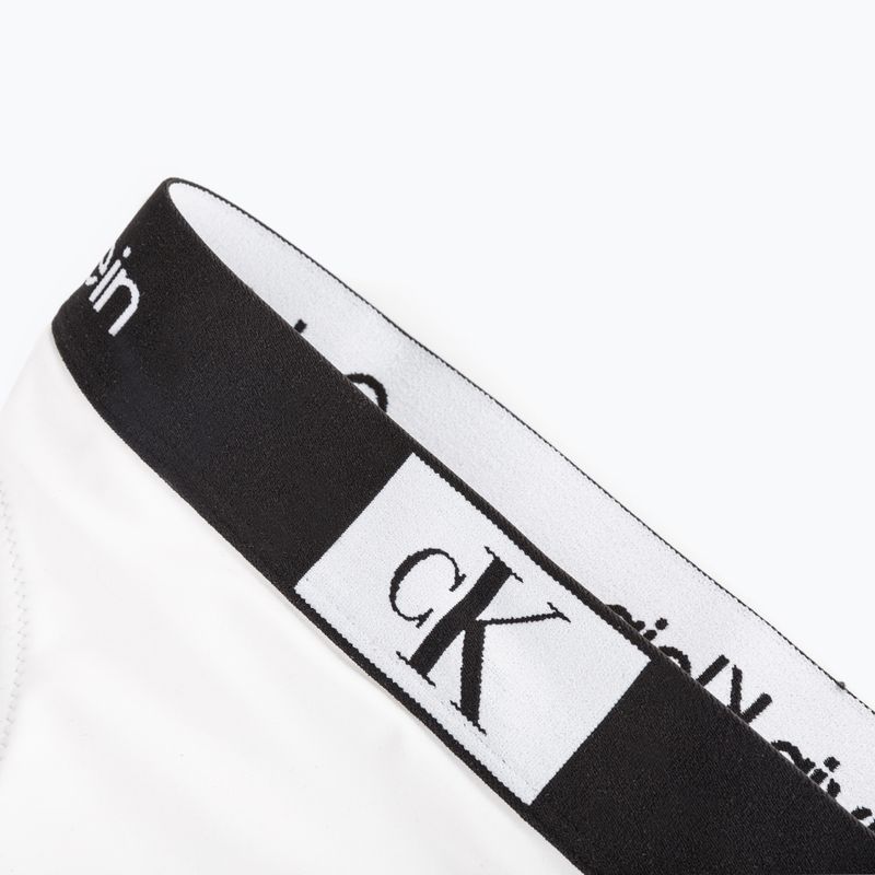 Calvin Klein Thong swimwear bottom YCD white 3