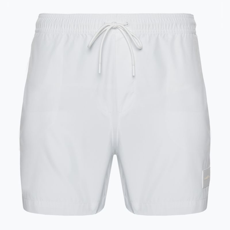 Men's Calvin Klein Medium Drawstring swim shorts white