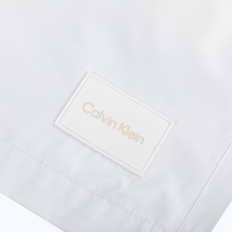 Men's Calvin Klein Medium Drawstring swim shorts white 3