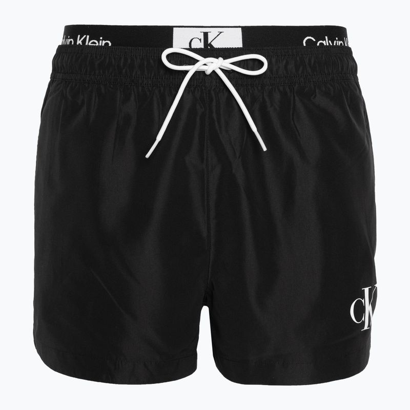 Men's Calvin Klein Short Double Wb swim shorts black