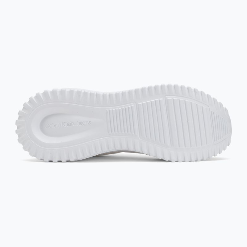 Women's shoes Calvin Klein Eva Runner Low Lace Mix Ml Wn bright white/silver 4