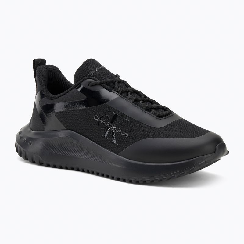 Calvin Klein men's shoes YM0YM00968 Eva Runner Low Lace Ml Mix triple black