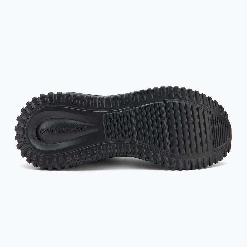 Calvin Klein men's shoes YM0YM00968 Eva Runner Low Lace Ml Mix triple black 4